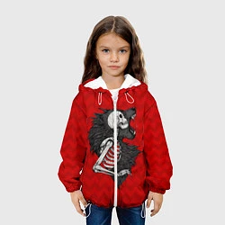 Куртка с капюшоном детская Wolf Rage, цвет: 3D-белый — фото 2
