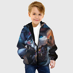 Куртка с капюшоном детская Sir Gnar, цвет: 3D-черный — фото 2