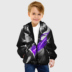 Куртка с капюшоном детская Kassadin, цвет: 3D-черный — фото 2