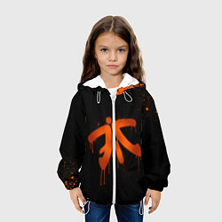 Куртка с капюшоном детская Fnatic: Black collection, цвет: 3D-белый — фото 2