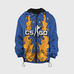 Куртка с капюшоном детская CS:GO Fire Elemental, цвет: 3D-черный