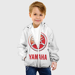 Куртка с капюшоном детская Yamaha, цвет: 3D-белый — фото 2