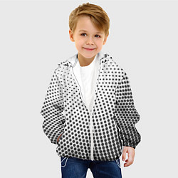 Куртка с капюшоном детская Doted, цвет: 3D-белый — фото 2
