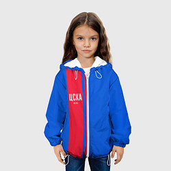 Куртка с капюшоном детская ЦСКА Форма, цвет: 3D-белый — фото 2