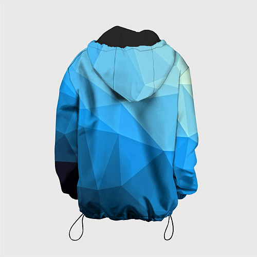 Детская куртка Geometric blue / 3D-Черный – фото 2