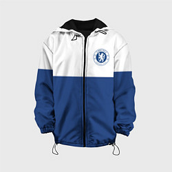 Куртка с капюшоном детская Chelsea FC: Light Blue, цвет: 3D-черный