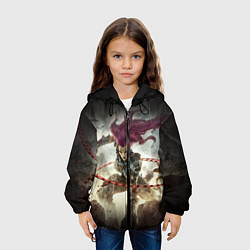 Куртка с капюшоном детская Darksiders Warrior, цвет: 3D-черный — фото 2