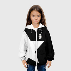 Куртка с капюшоном детская FC Juventus: Star, цвет: 3D-белый — фото 2
