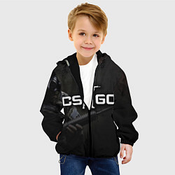 Куртка с капюшоном детская CS:GO SWAT, цвет: 3D-черный — фото 2
