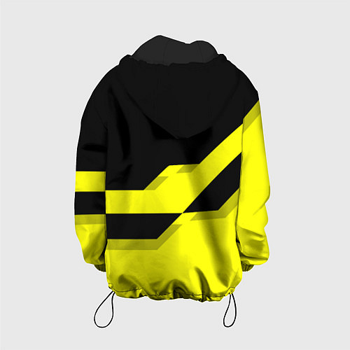 Детская куртка BVB FC: Yellow style / 3D-Черный – фото 2