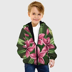 Куртка с капюшоном детская Райский сад, цвет: 3D-черный — фото 2