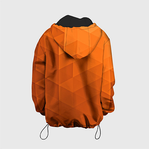 Детская куртка Orange abstraction / 3D-Черный – фото 2