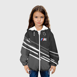 Куртка с капюшоном детская BMW: Sport Line, цвет: 3D-белый — фото 2