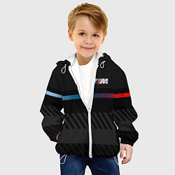 Куртка с капюшоном детская BMW: Brand Lines, цвет: 3D-белый — фото 2