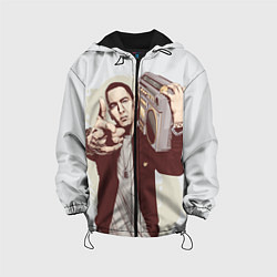 Куртка с капюшоном детская Eminem: Street Music, цвет: 3D-черный