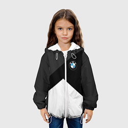 Куртка с капюшоном детская BMW 2018 SportWear 3, цвет: 3D-белый — фото 2