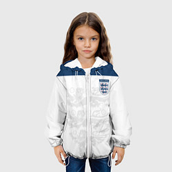 Куртка с капюшоном детская Сборная Англии, цвет: 3D-белый — фото 2