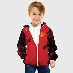Куртка с капюшоном детская FC Manchester United: Red Original, цвет: 3D-белый — фото 2
