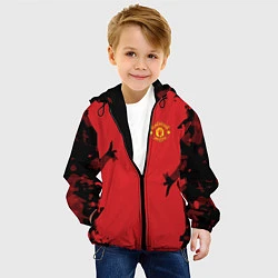 Куртка с капюшоном детская FC Manchester United: Red Original, цвет: 3D-черный — фото 2