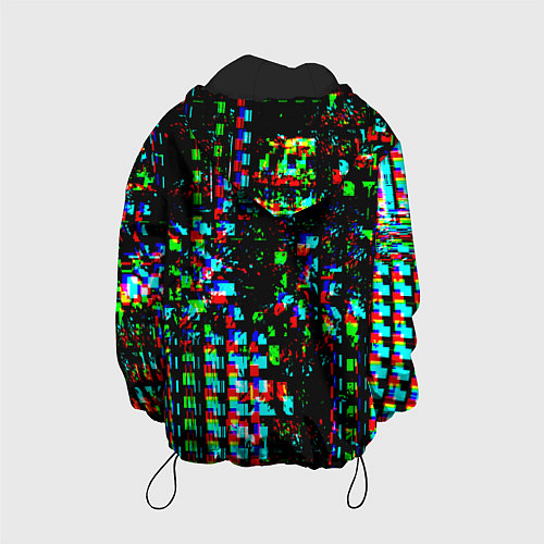 Детская куртка Optical Glitch / 3D-Черный – фото 2