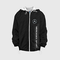 Куртка с капюшоном детская Mercedes AMG: Sport Line, цвет: 3D-белый