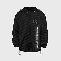 Куртка с капюшоном детская Mercedes AMG: Sport Line, цвет: 3D-черный