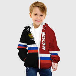 Куртка с капюшоном детская Moscow, Russia, цвет: 3D-белый — фото 2