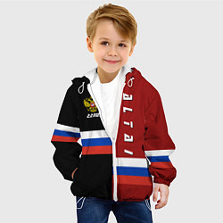 Куртка с капюшоном детская Altai, Russia, цвет: 3D-белый — фото 2