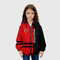 Куртка с капюшоном детская Mazda R&B, цвет: 3D-черный — фото 2