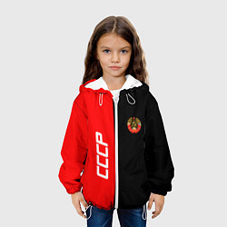 Куртка с капюшоном детская СССР: Red Collection, цвет: 3D-белый — фото 2