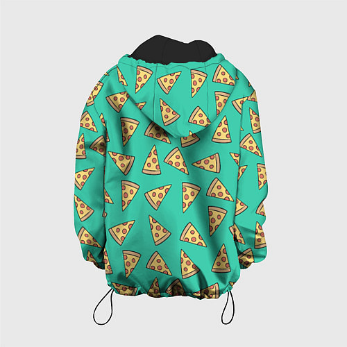 Детская куртка Стиль пиццы / 3D-Черный – фото 2