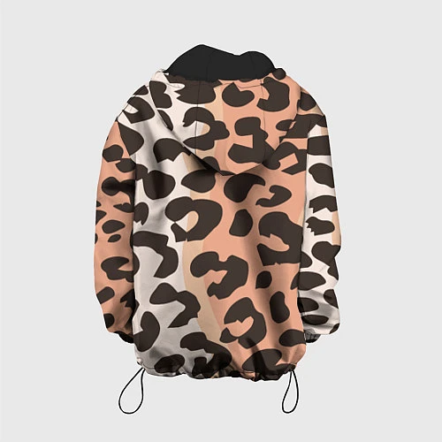Детская куртка Шкура леопарда / 3D-Черный – фото 2