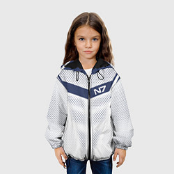 Куртка с капюшоном детская N7: White Armor, цвет: 3D-черный — фото 2