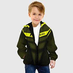 Куртка с капюшоном детская CS:GO Yellow Carbon, цвет: 3D-черный — фото 2