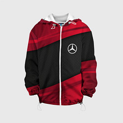 Куртка с капюшоном детская Mercedes Benz: Red Sport, цвет: 3D-белый