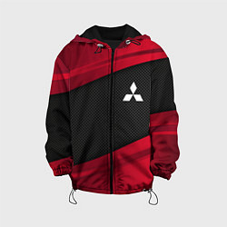 Куртка с капюшоном детская Mitsubishi: Red Sport, цвет: 3D-черный