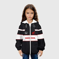 Куртка с капюшоном детская Honda Sport, цвет: 3D-белый — фото 2