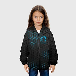 Куртка с капюшоном детская Team Liquid: Carbon Style, цвет: 3D-черный — фото 2
