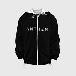 Куртка с капюшоном детская ANTHEM: Black Style, цвет: 3D-белый