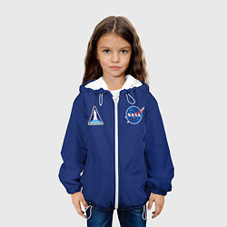 Куртка с капюшоном детская NASA: Special Form, цвет: 3D-белый — фото 2