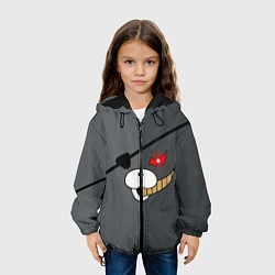 Куртка с капюшоном детская KUROKUMA, цвет: 3D-черный — фото 2