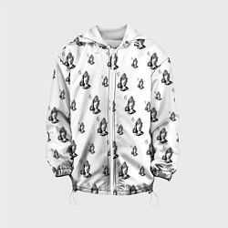 Куртка с капюшоном детская Drake - six, цвет: 3D-белый