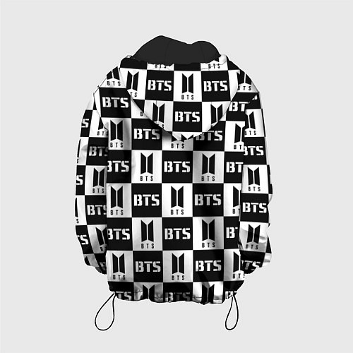 Детская куртка BTS B&W / 3D-Черный – фото 2