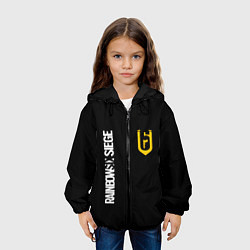 Куртка с капюшоном детская RAINBOW SIX SIEGE РАДУГА 6 ОСАДА R6S, цвет: 3D-черный — фото 2