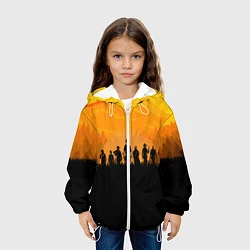 Куртка с капюшоном детская Red Dead Redemption: Orange Sun, цвет: 3D-белый — фото 2