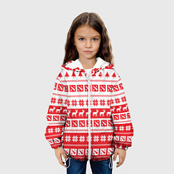 Куртка с капюшоном детская Dota 2: NY Pattern, цвет: 3D-белый — фото 2