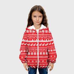 Куртка с капюшоном детская BlackPink: NY Pattern, цвет: 3D-белый — фото 2