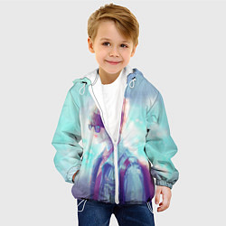 Куртка с капюшоном детская BTS Jimin, цвет: 3D-белый — фото 2
