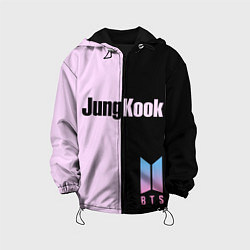 Куртка с капюшоном детская BTS Jung Kook, цвет: 3D-черный