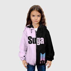 Куртка с капюшоном детская BTS Suga, цвет: 3D-черный — фото 2